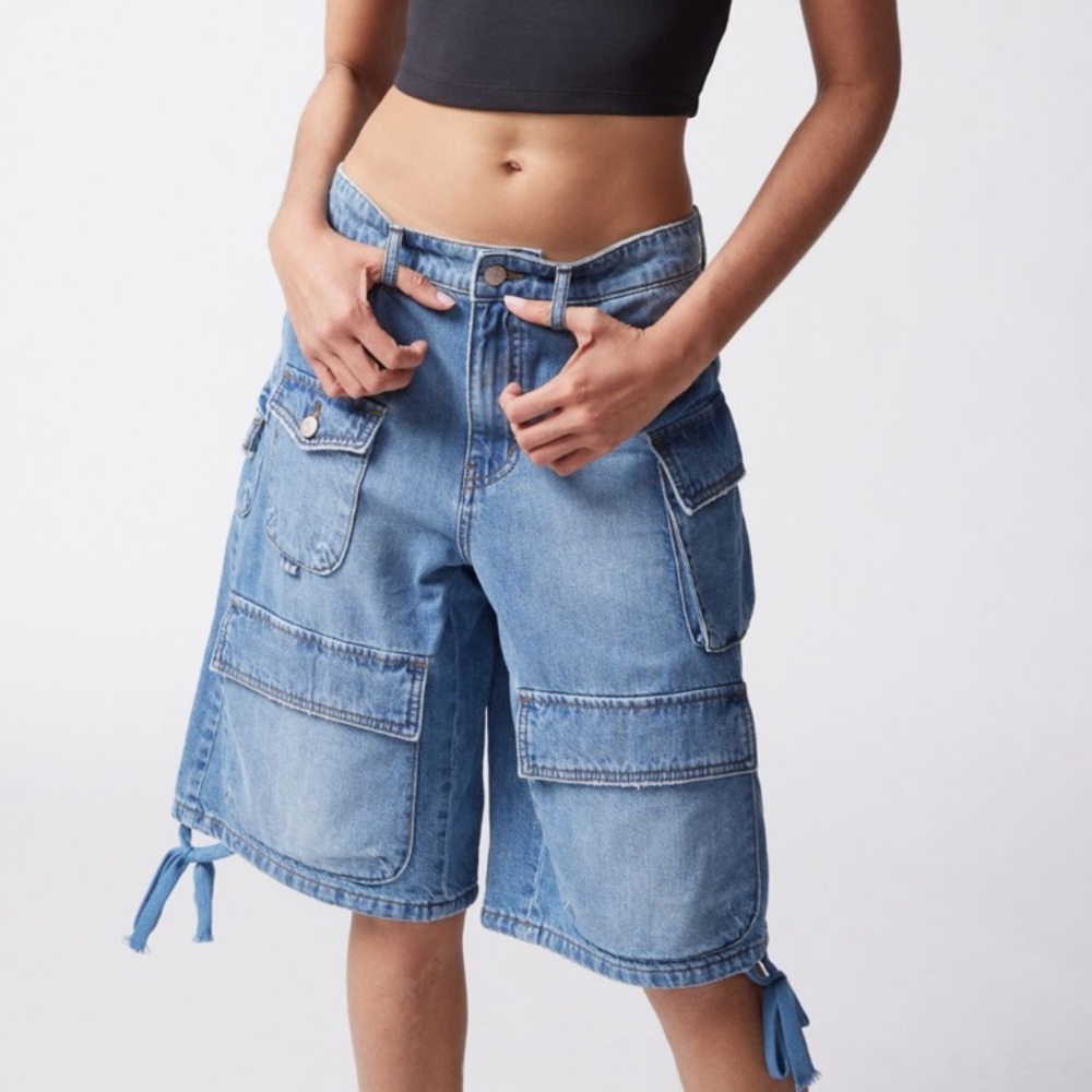Urban outfitters bdg denim cargo shorts